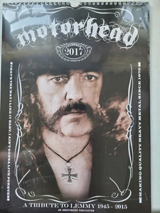 MOTÖRHEAD calendar RAR!(A Tribute To Lemmy 1945 - 2015) 2017 Wandkalender OVP! - Bild 1 von 2
