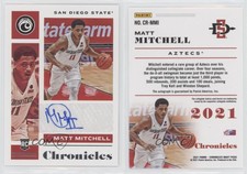 2021 Panini Chronicles Draft Picks Rookie Signatures Matt Mitchell #CR-MMI Auto