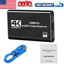 4K Audio Video Capture Card, HDMI Video Capture Device Full HD Recording USB 3.0