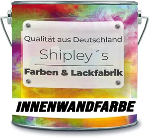 Shipley's 1 Liter Innenwand Kunststoff Dispersionsfarbe, nach RAL-Farbtonkarte - Bild 1 von 8