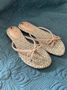 NWOB: KATE SPADE “Mistic” Blush Pink Thong Sandals Woman’s Size 7 - Picture 1 of 6