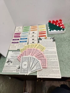 1961 Monopoly Replacement Game Pieces, Deeds, Money, Rules, Hotels & Houses - Picture 1 of 14