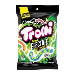 Trolli Elektrische Raupen Süßigkeiten 6,3 Unzen Beutel - Bild 1 von 7