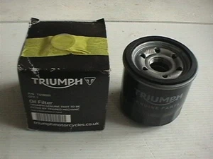 GENUINE TRIUMPH OIL FILTER & SUMP WASHER T1218001 T3558989 BONNEVILLE T120 675R - Picture 1 of 1