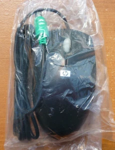 Vintage HP PS/2 Wired Mechanical Ball Wheel Mouse Model CP-15K - Picture 1 of 6