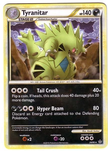 POKEMON • Tyranitar SELTENE KARTE • ENTFESSELTE KRÄFTE UNLEASHED 26/95 NMINT - Bild 1 von 1