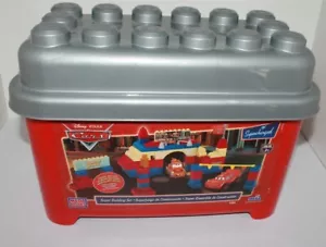 Mega Bloks Disney Pixar Cars Bucket Bundle / Bulk Lot 189 Pieces - Picture 1 of 13