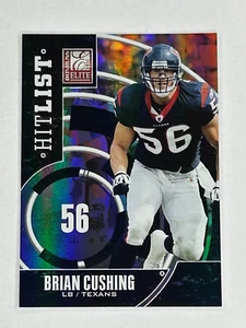 2011 Donruss Elite Hit List Black #2 Brian Cushing #53/99 - Picture 1 of 2