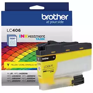 Genuine Brother LC406 Black or Color INKvestment Tank Ink Cartridges for MFC NEW - Picture 1 of 31
