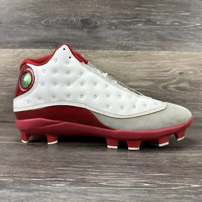 Botines de béisbol Air Jordan 13 MCS 'Rojo cereza' blancos talla 10,5 AJ8016-126 Foto 1 de 4