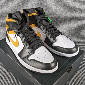 Las mejores ofertas en Jordan 1 Mid Universidad Negro Oro 2021 | eBay