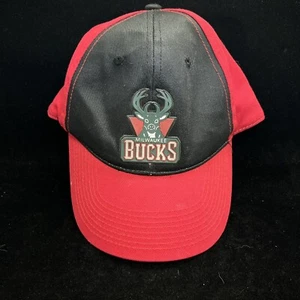 MILWAUKEE BUCKS Pick and Save Adjustable One Size Fits All Red PROMOTIONAL CAP - Picture 1 of 7