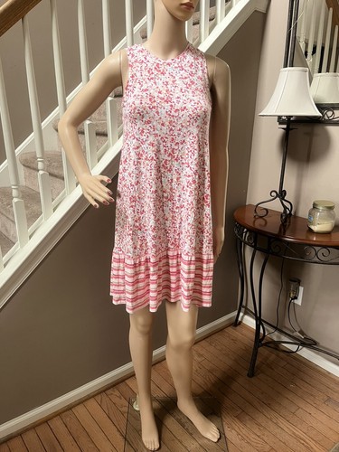 VETEMENTS Abito tubino senza maniche Ann Taylor Loft taglia XXSP Petite Peach floreale elasticizzato