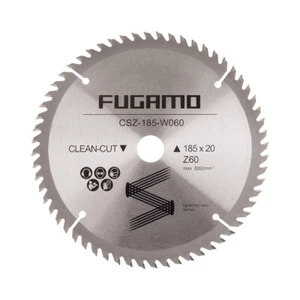 Hoja de sierra circular Ø 185 x 20 mm 60 Z, hoja de sierra HM para sierra circular diente intercambiable madera - Imagen 1 de 2