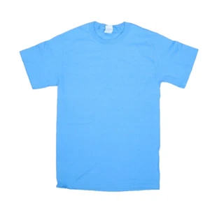 Port & Company Core Cotton Adult Blank Plain Aquatic Blue T-shirts Small 8 Pack - Picture 1 of 6