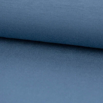 Bekleidungsstoff Tencel Modal Jersey einfarbig jeansblau 1,45m Breite - Bild 1 von 4