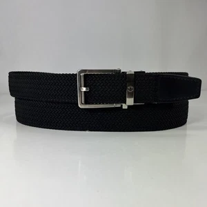 Nexbelt Black Stretchy Web Ratchet Belt - Men's Size 52 - Picture 1 of 10