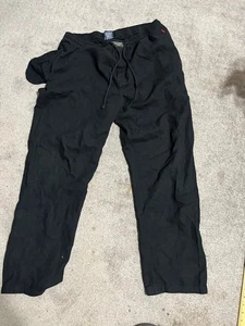 Polo Ralph Lauren Lounge Herren Schlaf Lounge Hose Gr. Large schwarz einfarbig - Bild 1 von 5