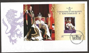 AUSTRALIA, 2023 KING CHARLES CORINATION  MIN SHEET ON FDC - Picture 1 of 1