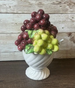 Vintage Lefton's Grapes Jam /Jelly Lidded Jar with Spoon Made in Japan 7.5” - Picture 1 of 9