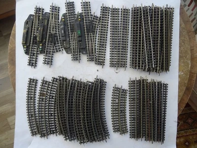 Trix Express H0 Konvolut Gleismaterial Weichen für Bastler über 50 Teile - Bild 1 von 4