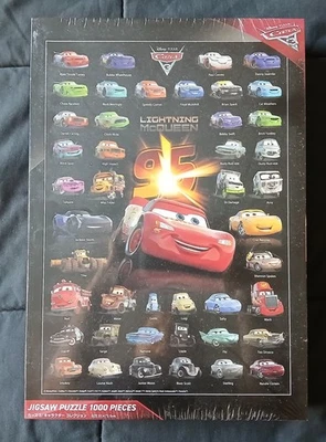 OOP Tenyo Cars 3 Character Collection 1000 Pc Jigsaw Puzzle D-1000-486 NEW - Image 1 of 4