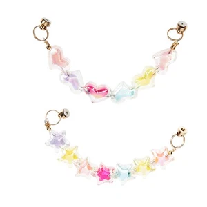 2Pcs Acrylic Creative Phone Chain Mobile Phone DIY Chain Gift Woman - Afbeelding 1 van 12