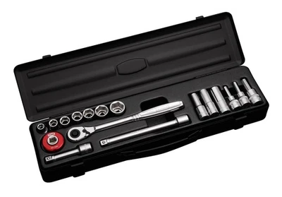 Tono Presa Chiave Set MX31340BK Inserto ad Angolo 9.5mm (1cm) Nero Contenuto 17 - Immagine 1 di 4