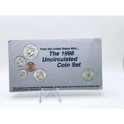 1998 U.S. Mint Set Original Packaging Uncirculated Coins Gift Ready - Image 1 of 3