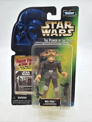 Kenner Star Wars POTF2 1998 Ree-Yees Freeze Frame Slide Power of the Force Foto 1 de 2