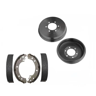 Rear Brake Drums Brake Shoes for 2002 2003 2004 2005 - 2008 Toyota Corolla USA - Image 1 of 4