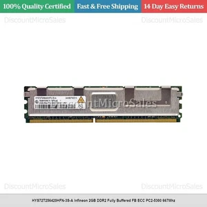 HYS72T256420HFN-3S-A Infineon 2GB DDR2 Fully Buffered FB ECC PC2-5300 667Mhz - Picture 1 of 1