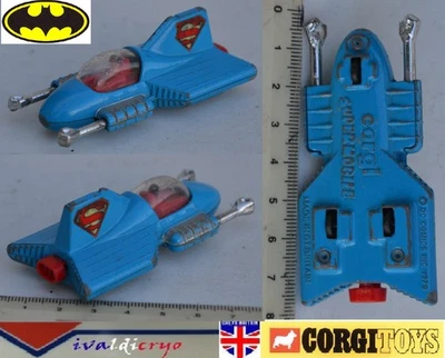 Superman supermobile 7 cm environ 1/60 DC comics 1979 corgi juniors gt britains - Photo 1/4