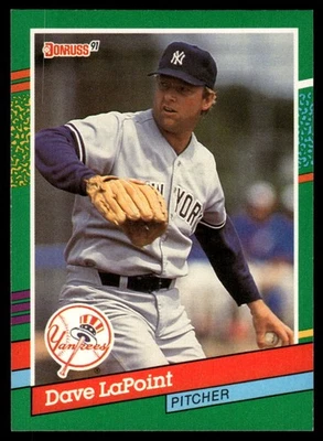 1991 Donruss #481 Dave LaPoint - Image 1 of 2