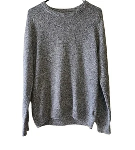 H&M Divided Men's Gray Longsleeve Sweater Size Medium Wool Ribbed Trim Slim Fit - Picture 1 of 10