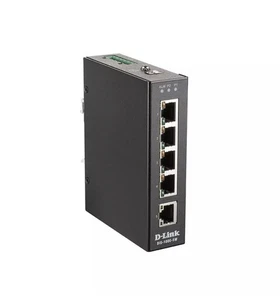 D-Link 5-Port Unmanaged Network Switch L2 Fast Ethernet Industrial DIS-100E-5W - Afbeelding 1 van 1