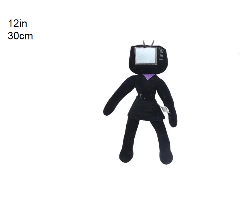 Skibidi Inodoro Peluche 12 pulgadas TV Mujer Figura Peluche Muñeca Juguetes Niños Regalo Foto 1 de 1