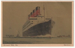 Great Britain - Shipping postcard, "Aquitania" - Picture 1 of 2