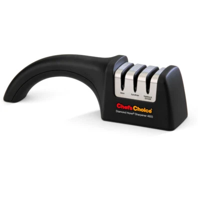 Chef’s Choice 3 Stage Diamond Manual Knife Sharpener | Model 4633 Black - Image 1 of 2