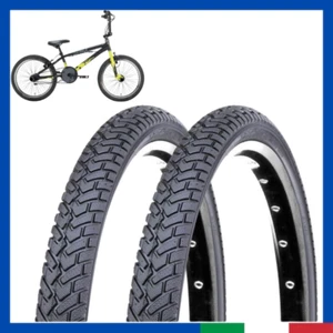 2 Copertone 20x1.95 pneumatico gomma da bici per bmx graziella freestyle nero - Imagen 1 de 4