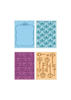 4 Cuttlebug Embossing-Schablone sentimentals - Bild 1 von 2