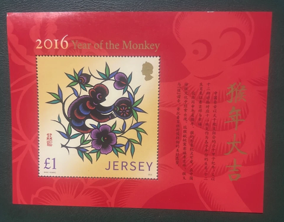 Jersey 2016 Chinese New Year - Year of the Monkey Foto 1 de 1
