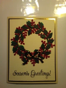 Stampin up 4 handmade christmas cards - Picture 1 of 2