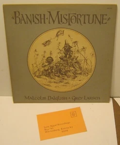 Banish Misfortune MALCOLM DALGLISH & GREY LARSEN Phonograph Record Album LP - Picture 1 of 3