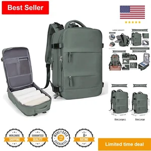 Spacious Travel Backpack for Women Men - Waterproof Outdoor Sports Rucksack - Picture 1 of 9
