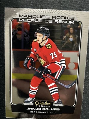22-23 UD O-Pee-Chee Platinum Marquee Rookie 253 Jakub Galvas - Image 1 of 2