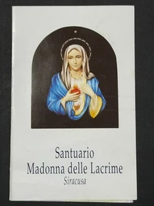 heilige karte reliquie santino reliquie reliquia "ALGODON JUNGFRAU DE LA LAGRIMA" - Bild 1 von 3