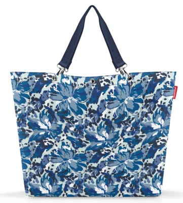 reisenthel Tasche Einkaufstasche Damentasche shopper XL flora blue ZU4116 - Bild 1 von 3