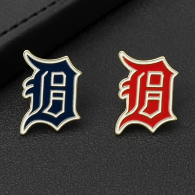 Detroit Tigers High Quality Enamel Pin US Seller Free Shipping 2 Color You Pick - Image 1 of 3