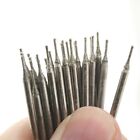 30pcs 0.8mm Small Diamond Drill Bit Hole Saw Solid Bits Lapidary Tools For Stone